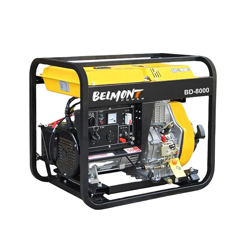110V 120V 220V 230V 240V 6.5KW 6KW 7KW 8KW open frame single three phase diesel generator