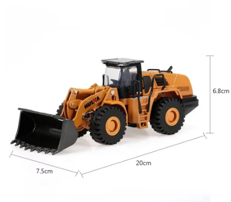HUINA 1714 Rc Excavatos Toy Remote Control Toys 1/50 Full Metal Alloy Engineering Construction Vehicle RC Model Toys