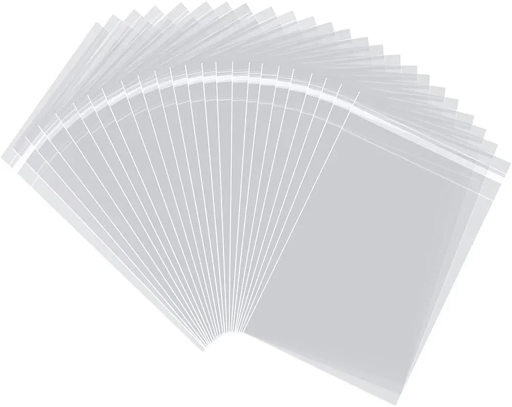 Candy Food Packing Bag Custom Design Self-adhesive Bag Transparent Resealable Cellophane OPP Plastic Shrink Bag CPP Sweet Bread