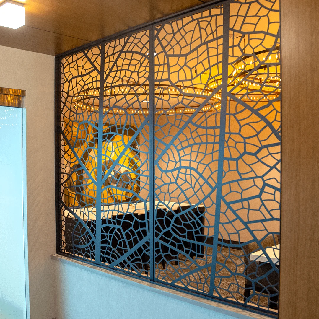 Metal Privacy Screens and Panel Laser Cut Outdoor Privacy Screens Decorative Metal Panels For Garden Balcony