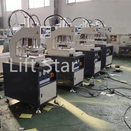 new design four point upvc window pvc profile single head welding machine
