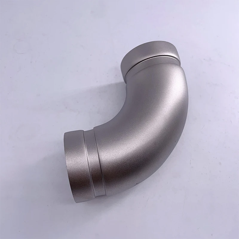 Sanitary Stainless Steel 304 316 Pneumatic Diaphragm Valves 90 Degree Groove Pipe Fitting Elbow Spiral Ducting Pipe