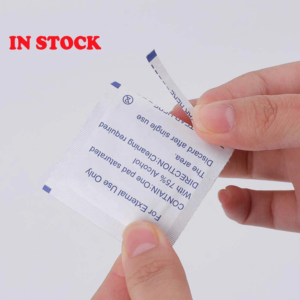 In stock Factory CE certificated 75% ethyl  disinfectant non-woven Sterile Alcohol Prep Pad for individual hospital use