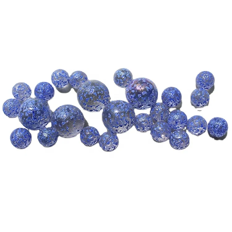 25 мм детские голубые Красивые игральные стеклянные мраморы