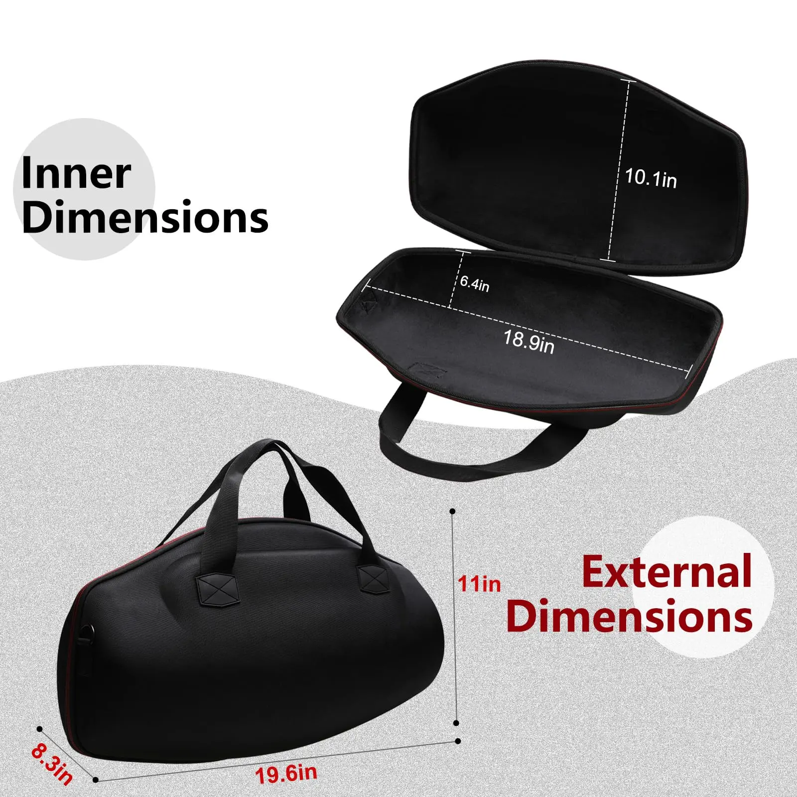 Speaker EVA Hard Case For Boombox 3/2 Portable Wireless Speaker Storage Bag