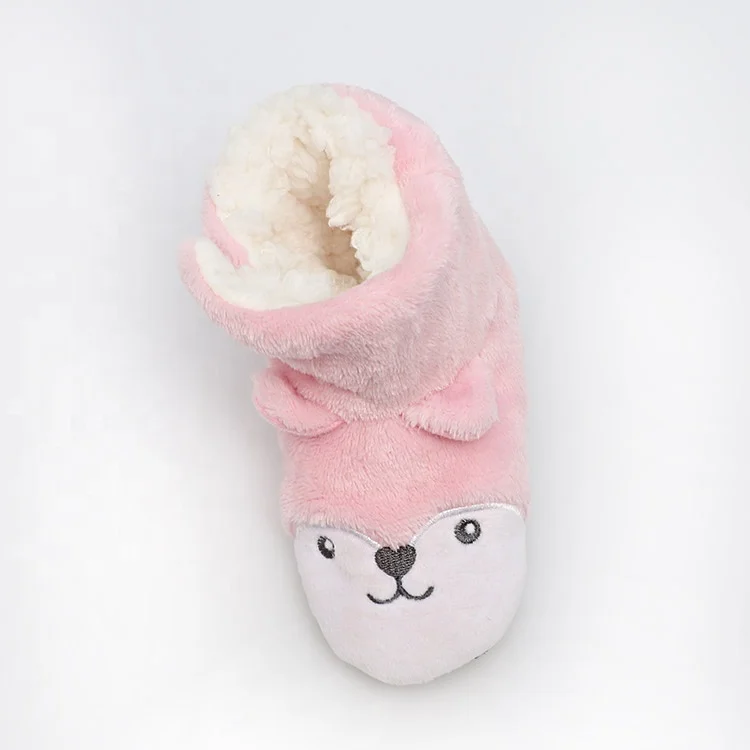 
hot selling Fashion flat woman boots soft fur short boots keep warm winter slippers indoor 