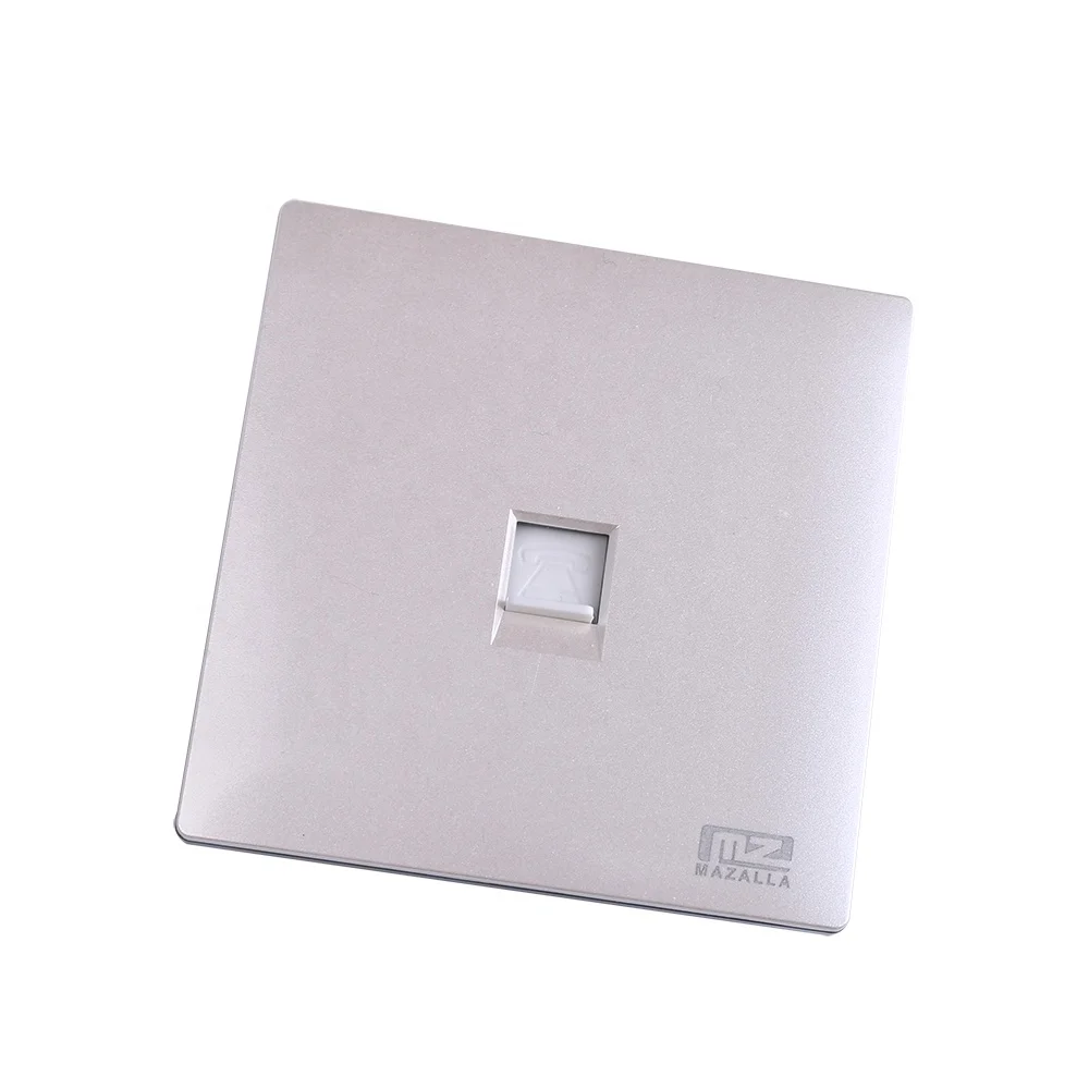 Wooden frame Large button wall switch socket