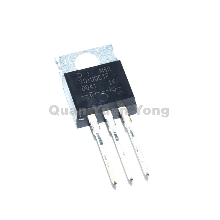 MBR20100 Through Hole Array Schottky Diode 100V ITO220 Rectifiers Diodes R20100CTP MBR20100CTP
