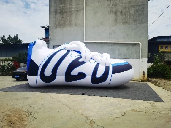 BOYI Shoe Giant customized Inflatable shoe sneaker model balloon for Advertising