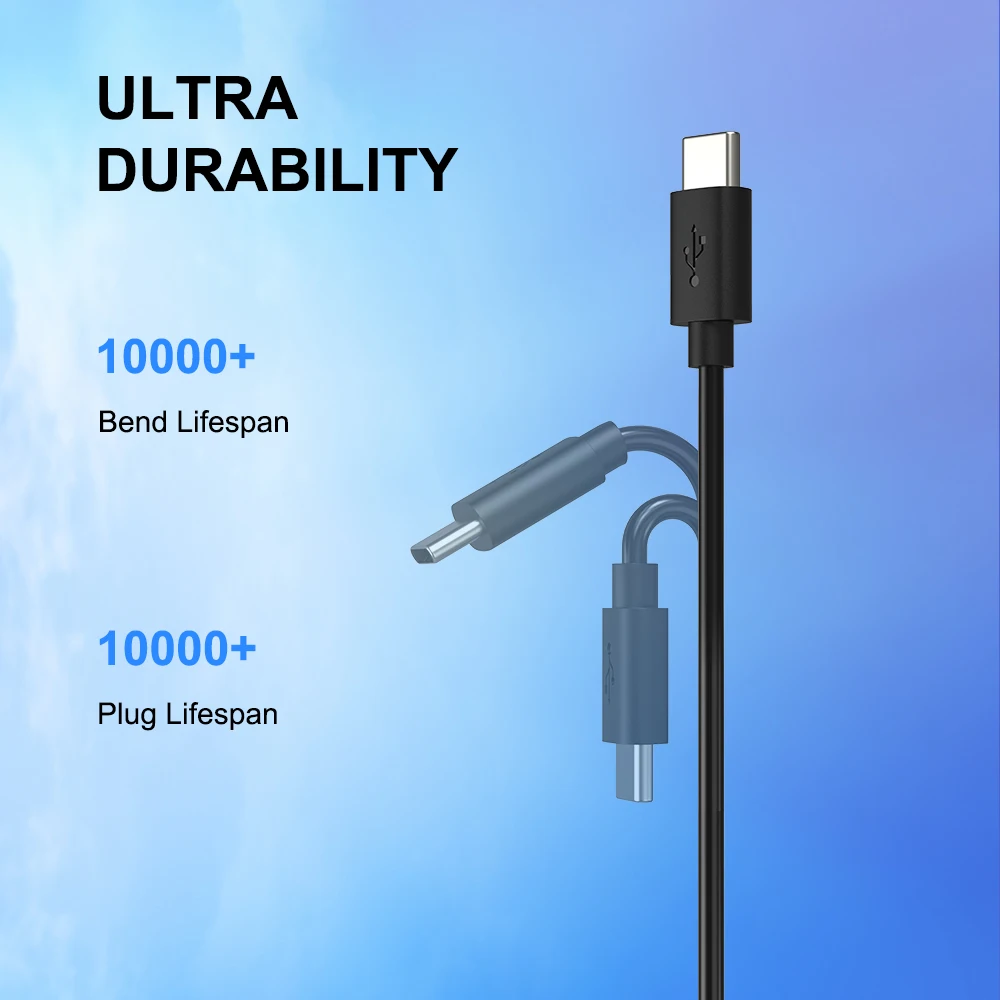 For Mi Braided Usb Type-C Cable Adapter Cable 3Ft 6Ft 10Ft To Usb Cable Charger
