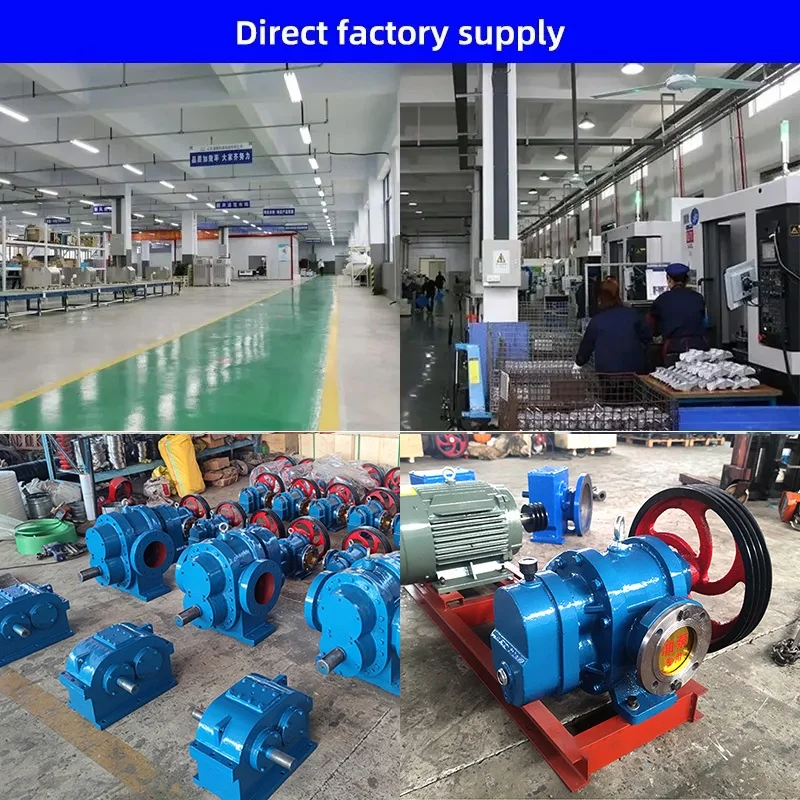 Asphalt heating hot heavy oil residues tar Roots pump automatic electric heat preservation bitumen resin transfer gear pump