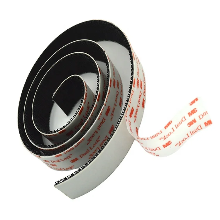 Industrial 3m self adhesive dual lock SJ3550 repeatable hook and loop fastener tape