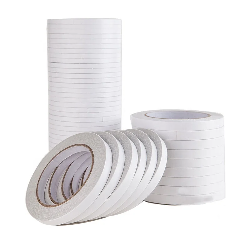 Waterproof High Quality Double Sided Adhesive Tissue Tape With Solvent Acrylic