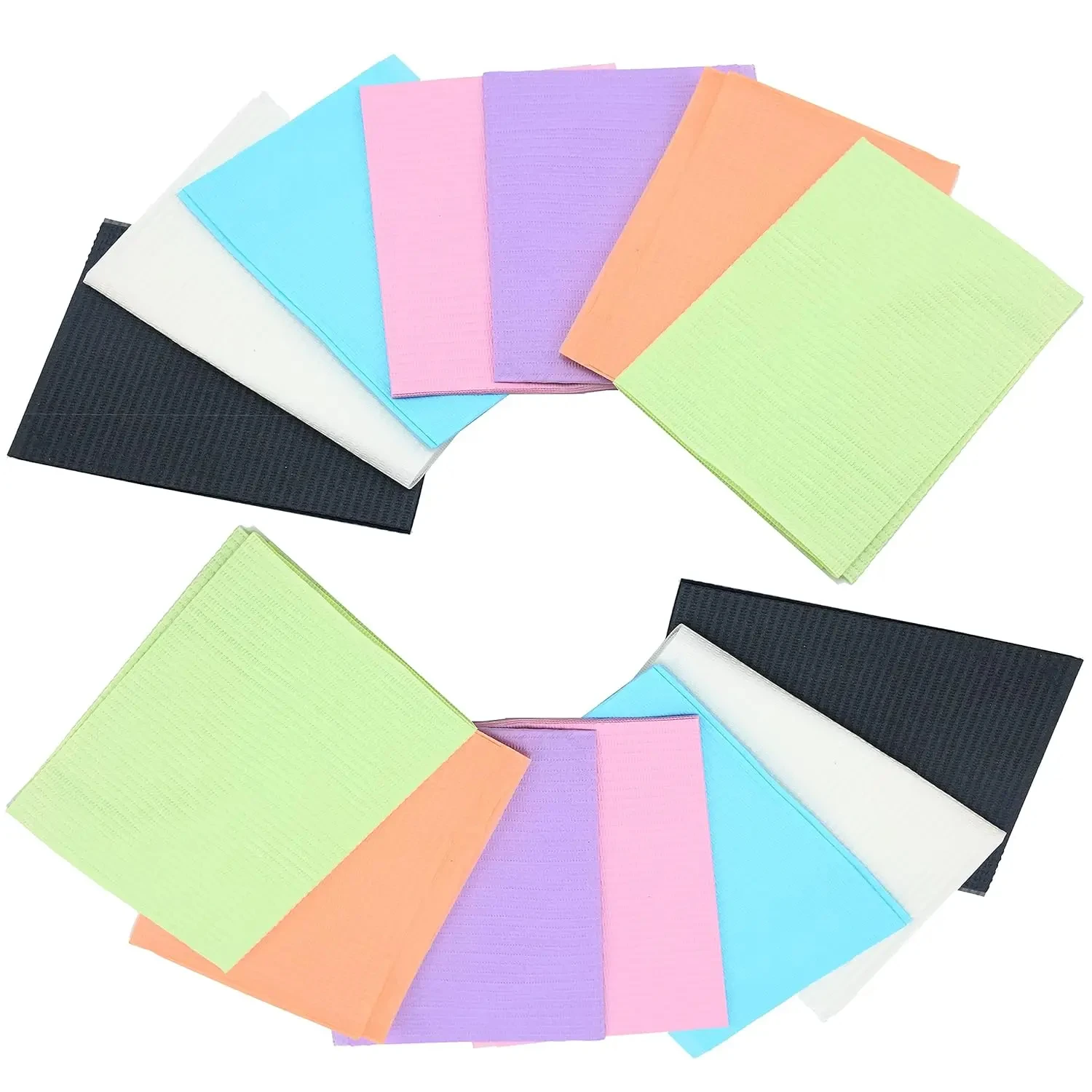 125PCS Disposable Dental Materials Dental disposable scarf Oral bibs Medical protective laminating paper