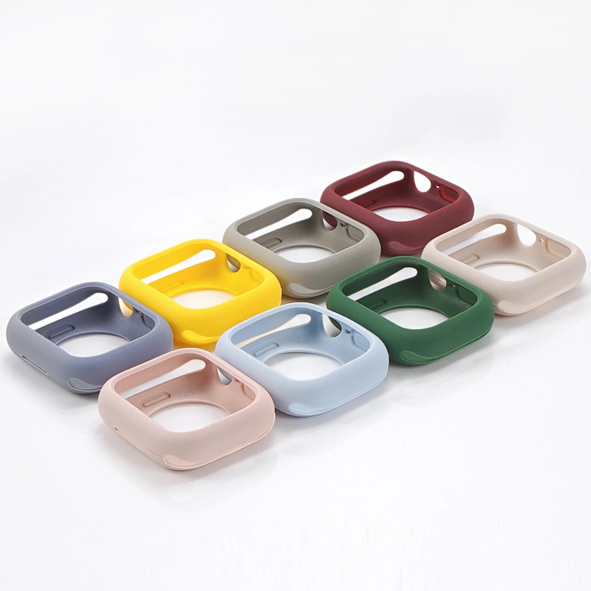 Candy Silicone case for Apple Watch 49mm 45mm 42mm 44mm 40mm 41mm Cover Protector accessories iWatch series 9 8 7 6 5 Se Bumper