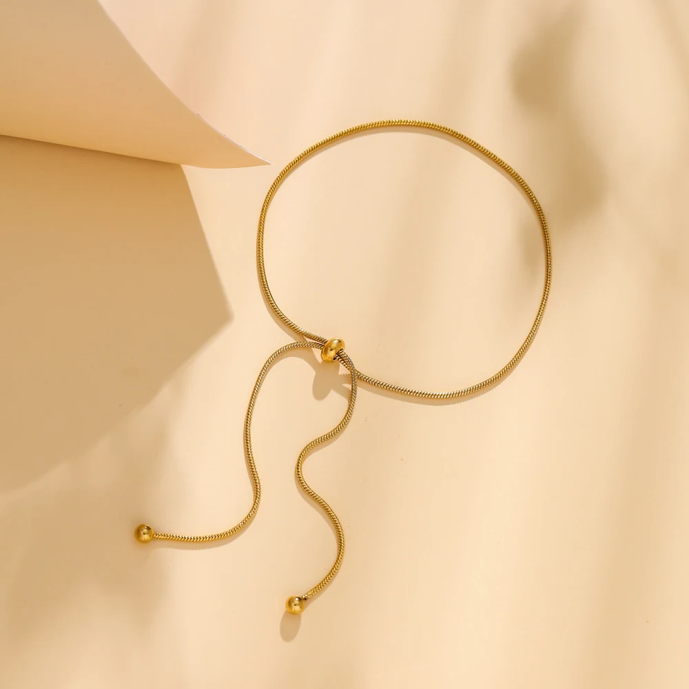 2021 New Stainless Steel Bracelets Gold Plated Bracelet Personalized Fashion Anklet For Parties