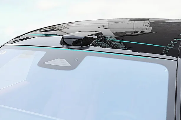 Carbon Fiber Car Roof Radar Trim Decorative Cover Lidar Laser Radar Cover Exterior Accessories For Lixiang Ideal L6 L7 L8 L9 Pro