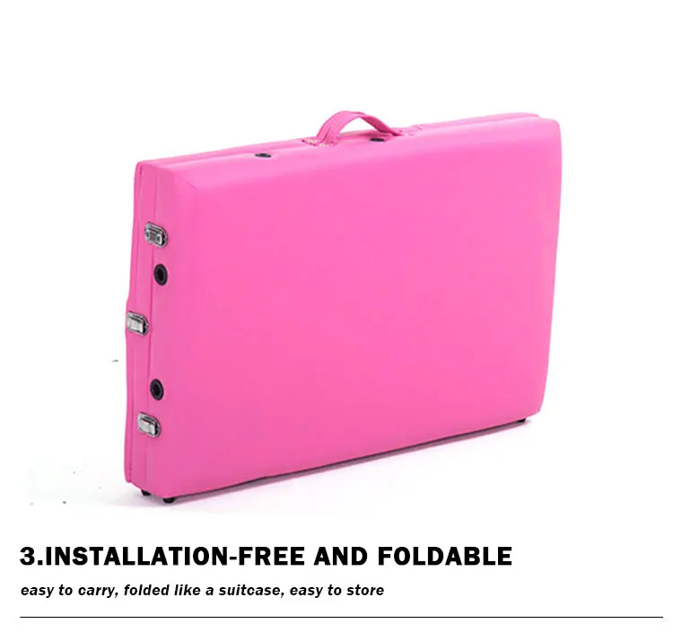 Factory Direct Supply Spa Massage Bed Portable Foldable Beauty Tattoo Bed Massage Table