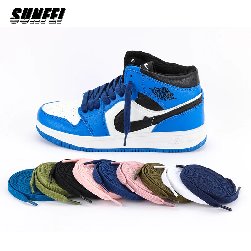 iRun Flat Shoelaces Casual shoelaces color fashion lace Sneaker Trainer Boot Shoe Laces 8mm 57 Colors customized gift package