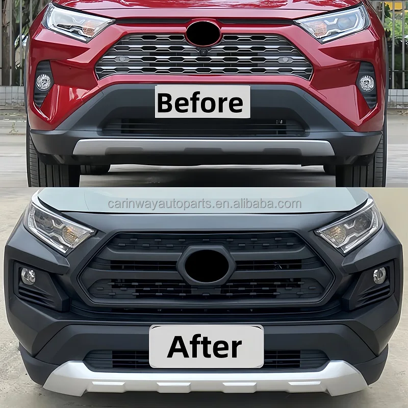 Обложка переднего бампера для подтяжки лица Решетка комплект кузова Toyota Rav4 аксессуары 2020