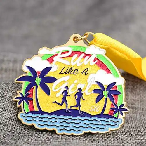 Factory Making New Design Cheap Champion Finisher Sport Medals UV Printing Medals