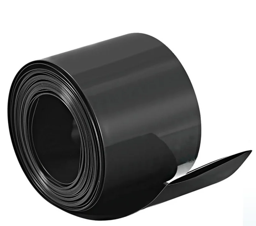 PVC Heat Shrink Tube Black Battery shrink sleeve Heat Shrink Wrap PVC Shrinkable shrink Sleeve