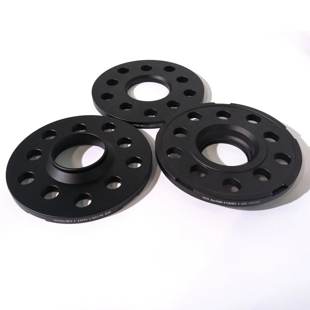 BOTRAK forged t6 6061 alloy aluminum 10mm 5x100 5x112 hub centric wheel spacer for Audi Seat Skoda VW
