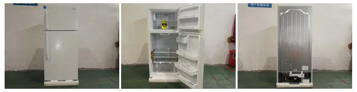 DOE 10.1  Cu.Ft. Portable No Frost House Double door  Top Freezer Refrigerator For  DDT-377WMU