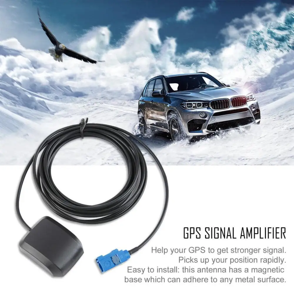 GNSS L1 L2 L5 GPS glonass Galileo LNA SMA fakra 3 м клейкий магнит активная керамическая антенна rtk gnss