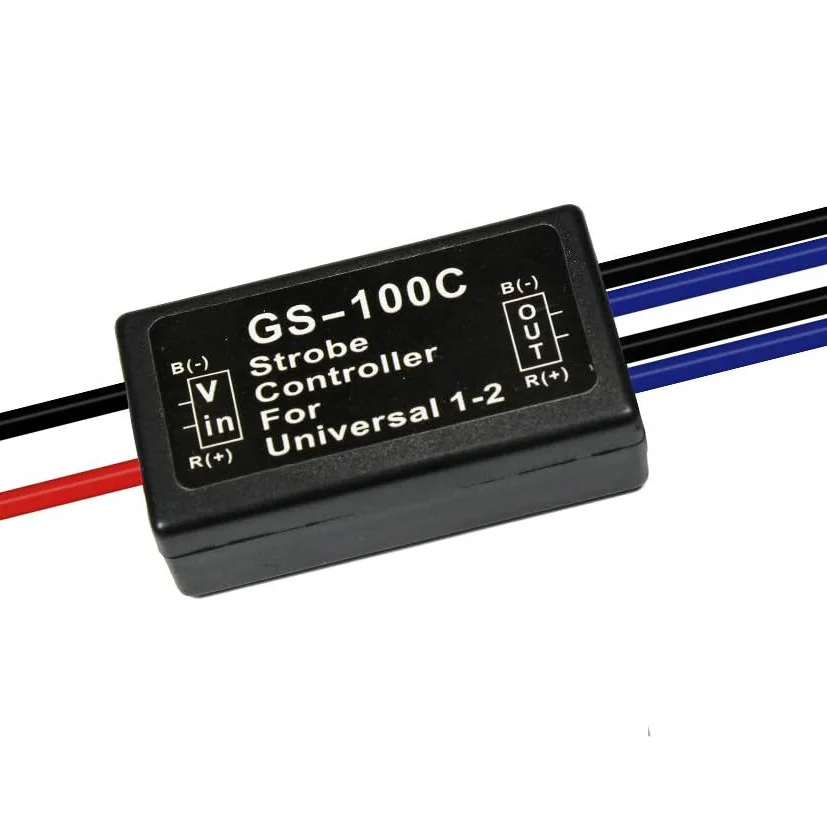 12V GS-100C LED flasher for Car Module Flash Strobe Controller with Remote Flashing Brake Light Tail Stop Light