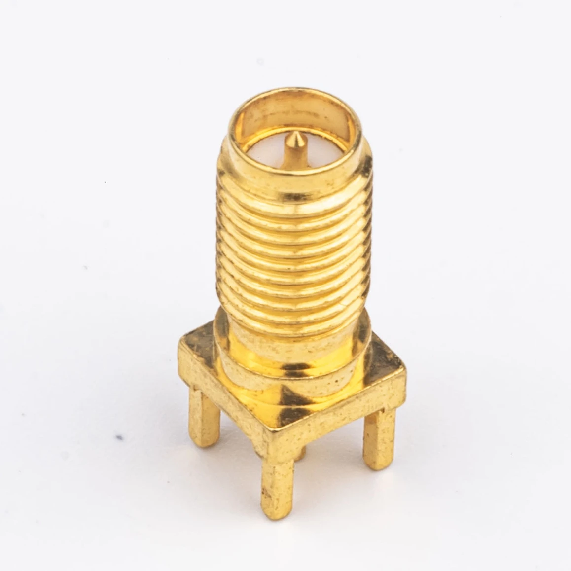 Microstripe Panel installation female jack for PCB Mount SMA RF coaxial connector