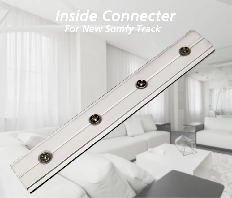 Hot selling smart home dedicated electric curtain track accessories internal connector