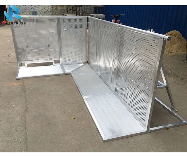Hot sale TUV approved high quality retractable Aluminum crowd control foldable barriers