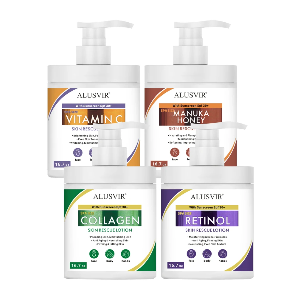 Korean Natural Spf 30 Skin Care Products Lightening Whitening Collagen Retinol Hyaluronic Acid Vitamin C Face Body Cream Lotion