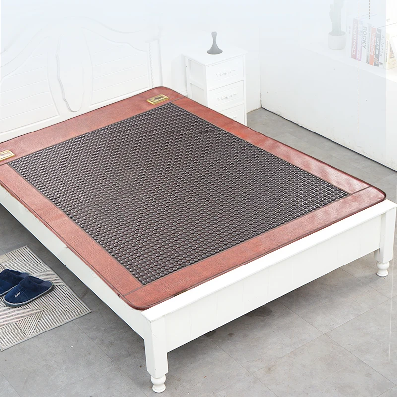 Best Korea Jade Tourmaline Heated Stone Nugr Bio Electric Mat Far Infrared Heating Pads Pain Relief Massage Thermal Bed Mattress