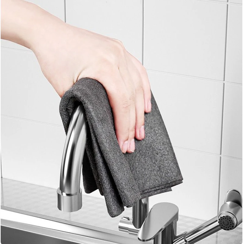 Factory wholesale High absorbent water microfibre south korea 30*40cm 300gsm fabric non woven cleaning towel