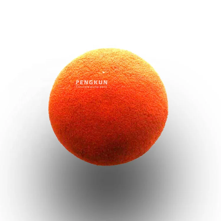 concrete pumps cleaning sponge ball  concrete pump parts dn125 sponge cleaning ball