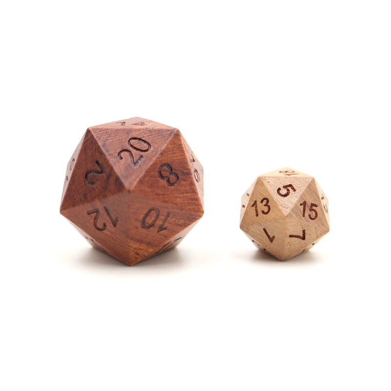 Ролевые подземелья многогранные игральные кости DND игры под заказ деревянные 33