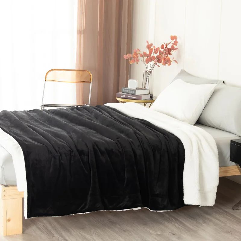 Winter Fleece Soft Blanket for Couch Grey, Super Soft Flannel Fuzzy Blanket Throw, Plush Cozy Blanket for All Seasons