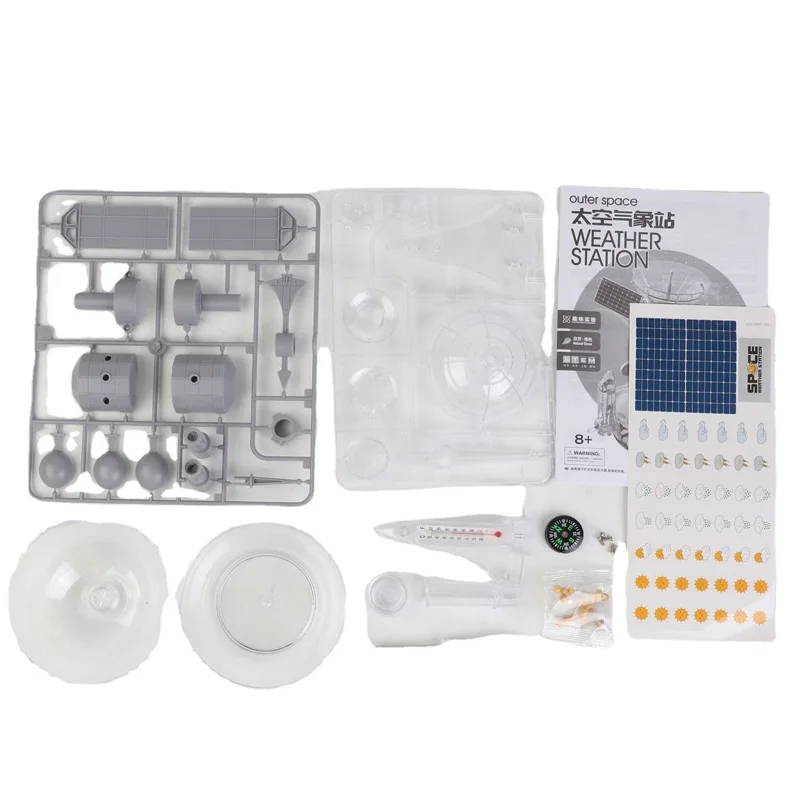 Kids Easy Assembly Simulation Space Weather Station Plant Growth Scientific Experiment Toys For Kids