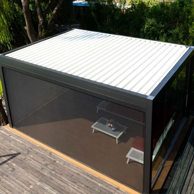 
Modern outdoor waterproof garden arches arbours pergola aluminum louver pergola 