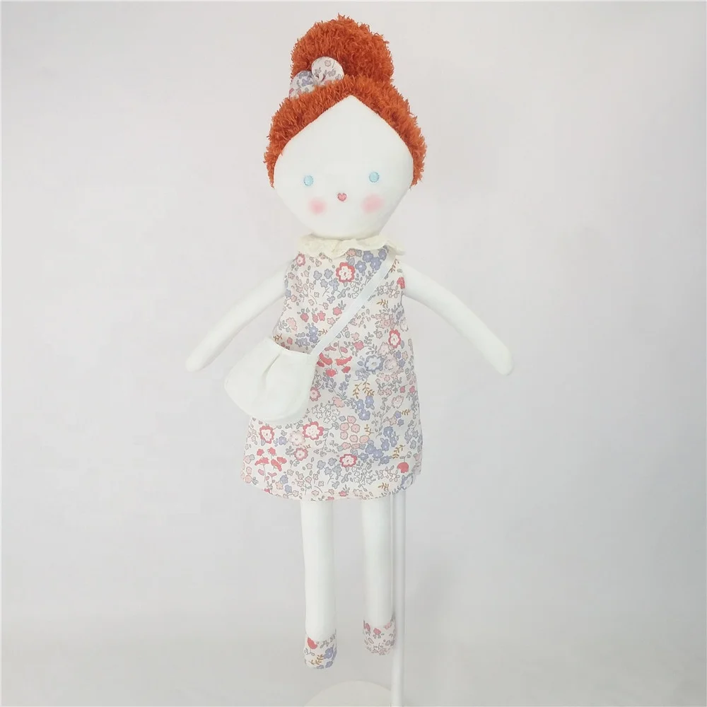 Wholesale Stuffed Toy Lovely Rag Girl Doll Wearing Tutu Dress Plush Ballet Doll Soft Toys