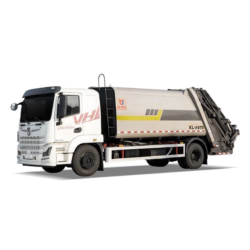 The World Best-Selling 6 Wheels 18 Cubic Meter Compressed Garbage Truck Garbage Transfer Vehicle