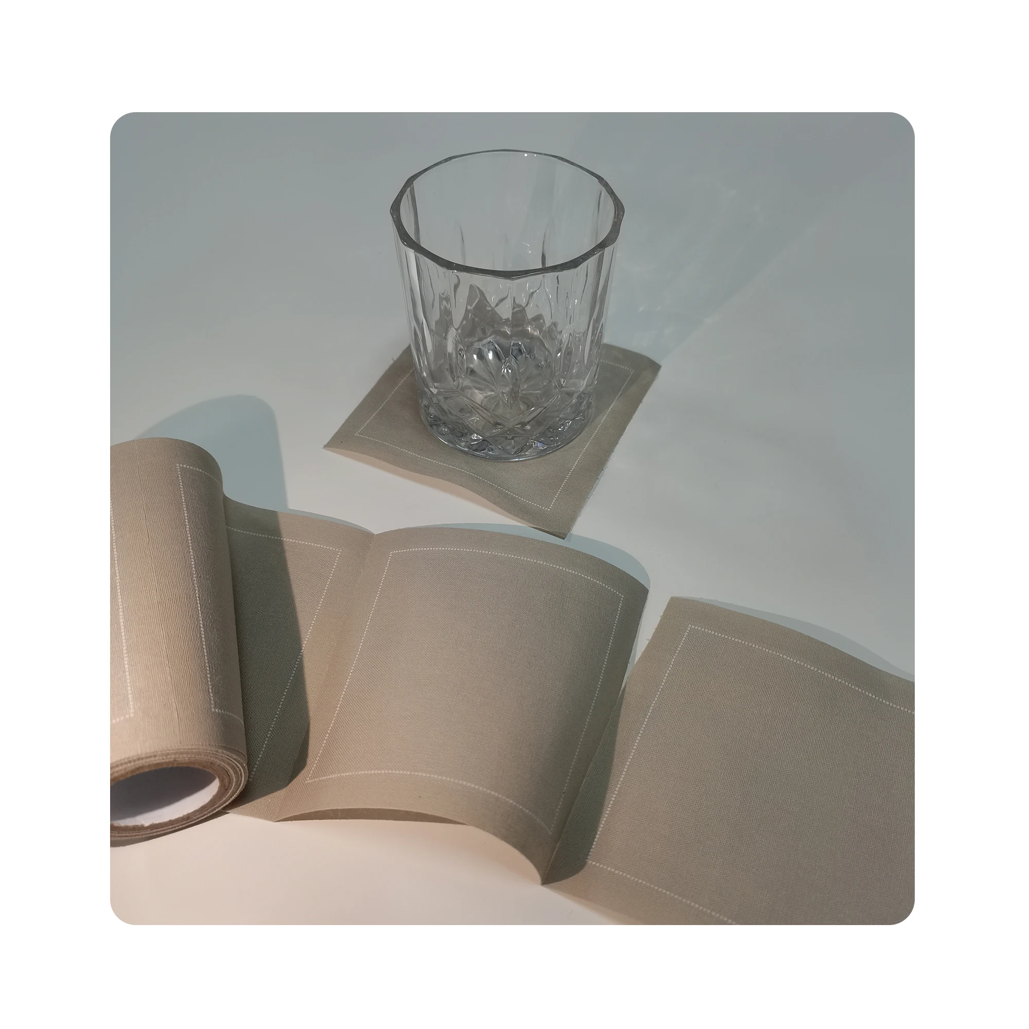 OEKO-TEX Black Design Cloth Napkin Table Cloths for Events Cloth Napkins