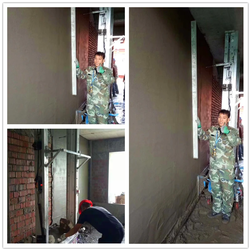 high quality automatic wall plastering machine cement spray rendering machine