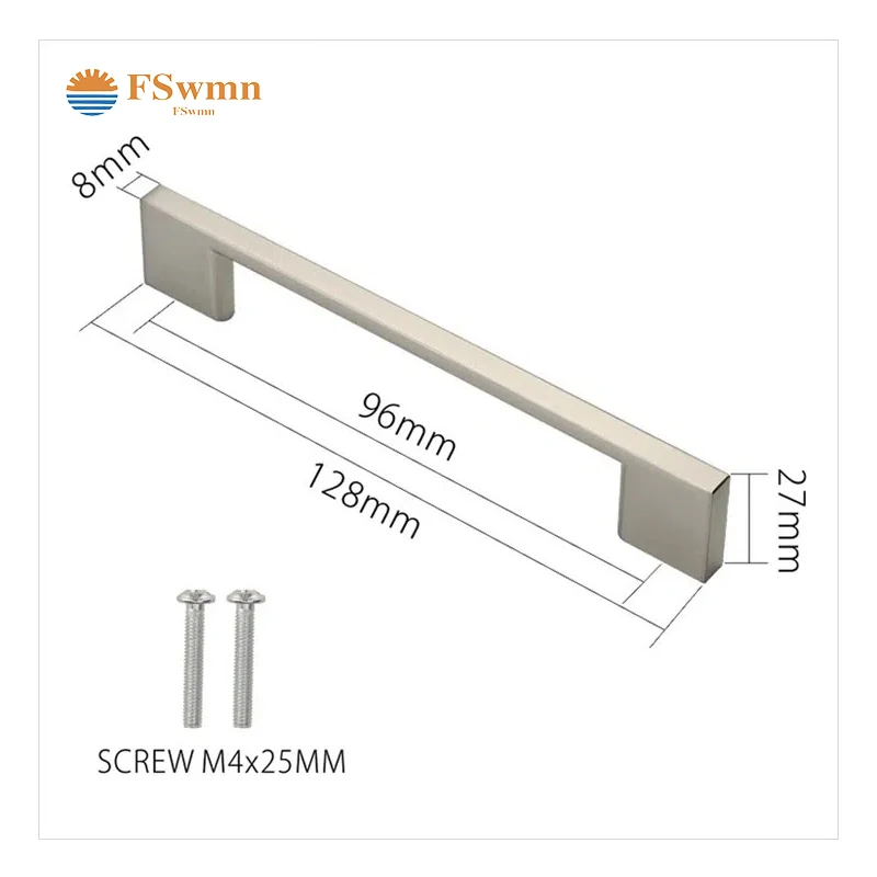 Cabinet Drawer Door Pull Handles Stainless Steel Wardrobe Handlemanufacturers Produce High-End Fancy Kitchen Cabinet Door Handle