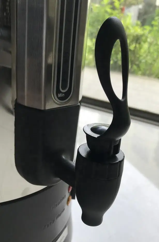 Stainless steel hot drink dispenser catering coffer urn mulled wine warmer electric water boiler