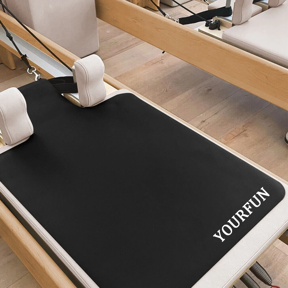 Custom Anti Slip Suede Microfiber Cover Towel Pu Pilates Reformer Mat