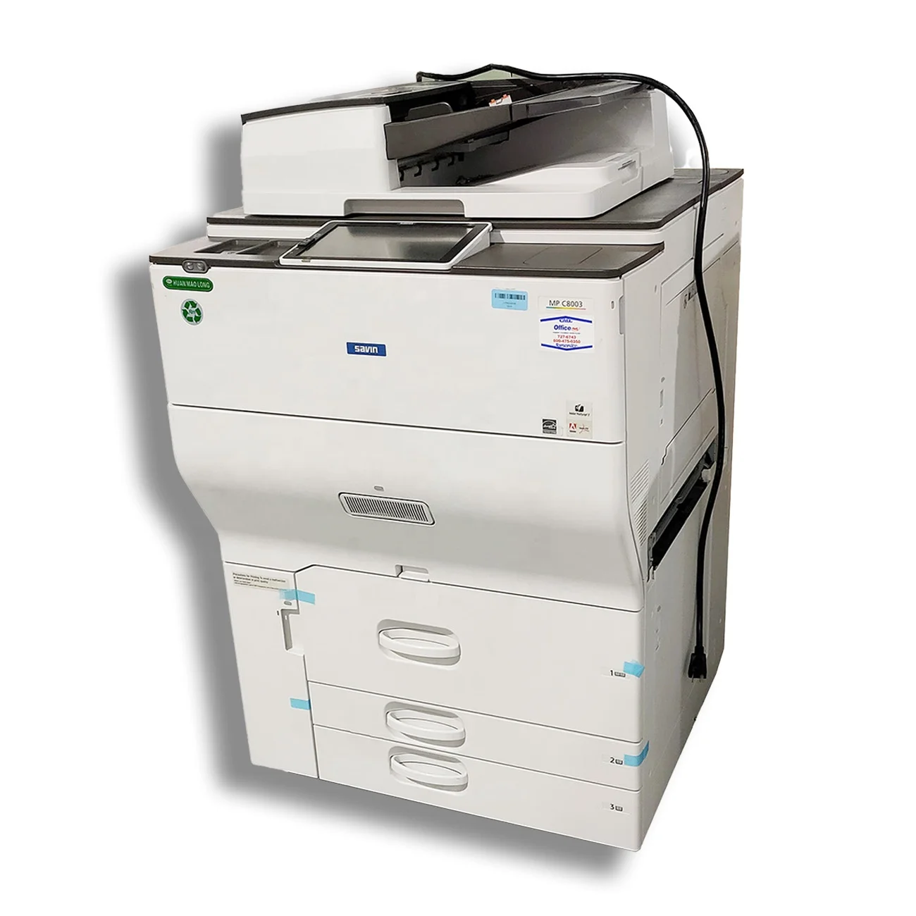 Used Copier Laser Photocopy Ricoh used copier machine Color Laser Photocopier For Ricoh MP C8003 All in one print shop printers
