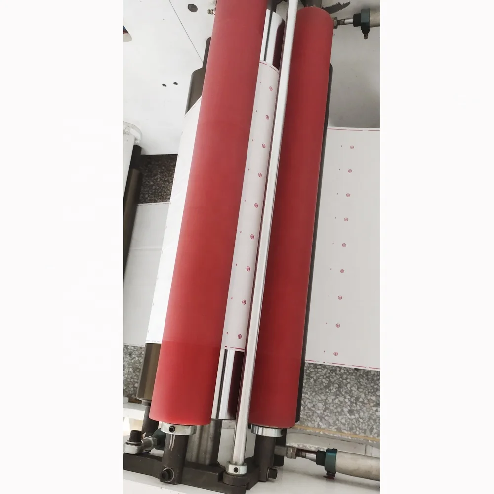 HJRY-520  label roll flexo printing four colour  machine inline flexographic printing press with UV dryer